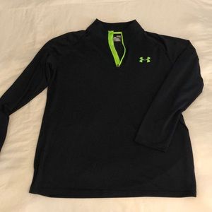 Under Armour Black Half zip size Small
